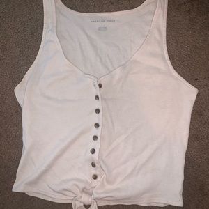 American Eagle Button Up Tank Top
